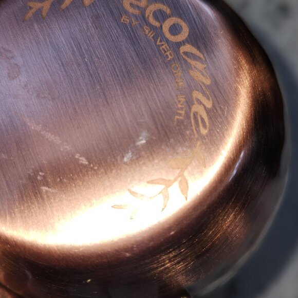 ✨3 for $18✨ Set of 2 Eco One Hammered Copper Moscow Mule Mugs - Picture 6 of 8